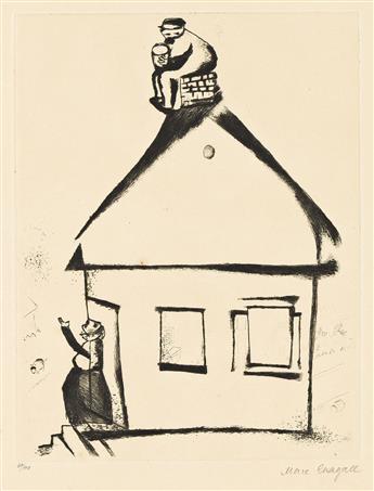 MARC CHAGALL (1887 - 1985) Haus Des Grossvaters.                                                                                                 